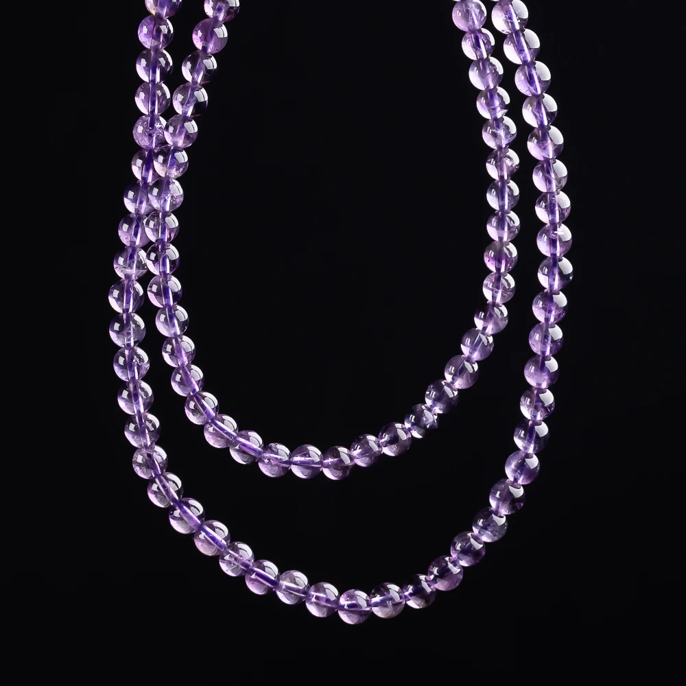 紫水晶项链手串卡5+晶莹剔透浓郁紫天然水晶多样性发一件