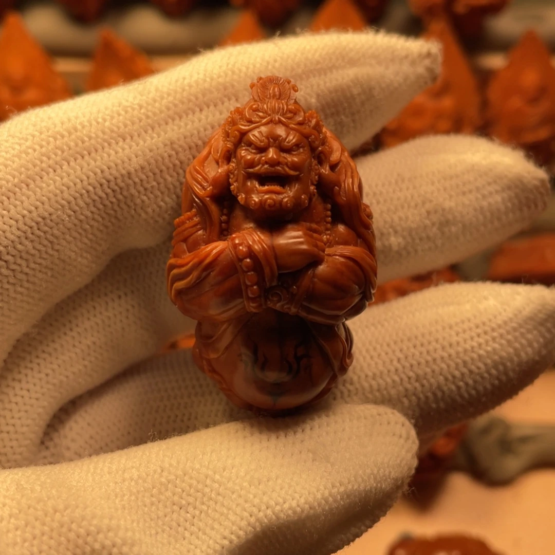 派***星手串/手链橄榄核黄财神