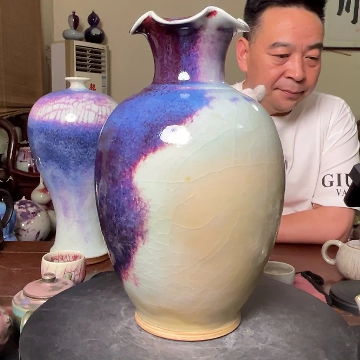 牛家钧窑牛自恒老师钧瓷