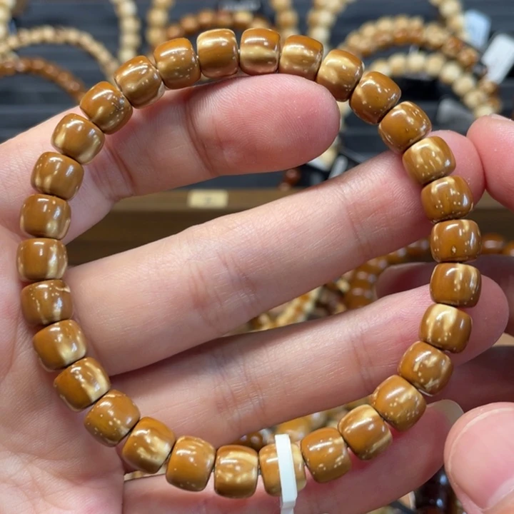 皮***斯紫金鼠手串实心紫金鼠手串8火焰纹