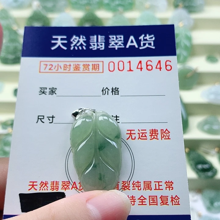 颈饰未镶嵌翡翠吊