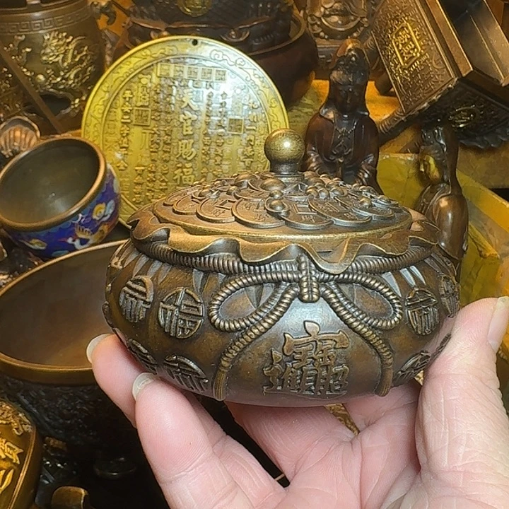 铜器摆件收收藏藏