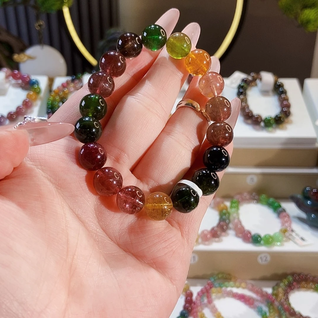 手串未镶嵌碧玺G2278单圈颜色微差发1