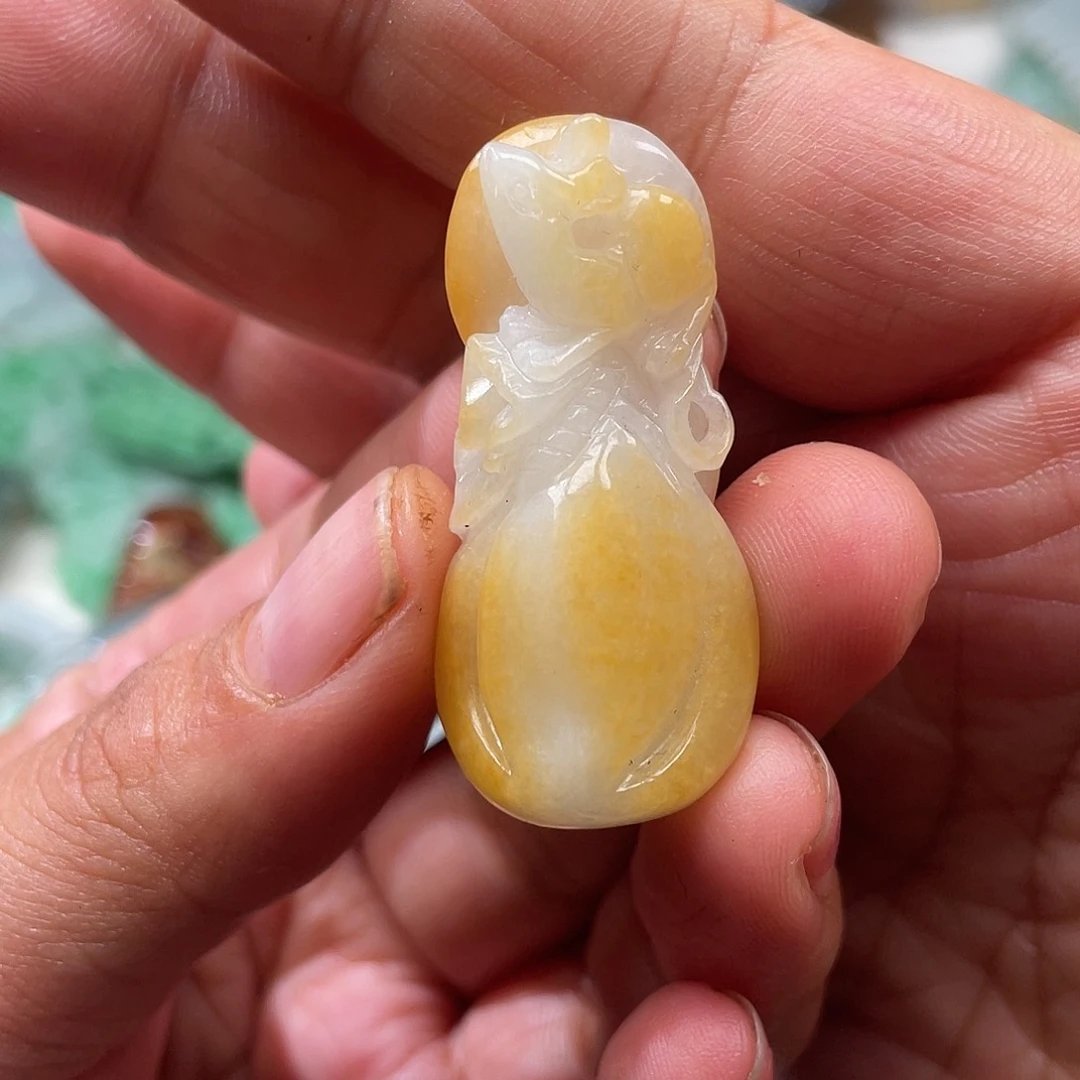 颈饰未镶嵌翡翠翡玉缘翡翠