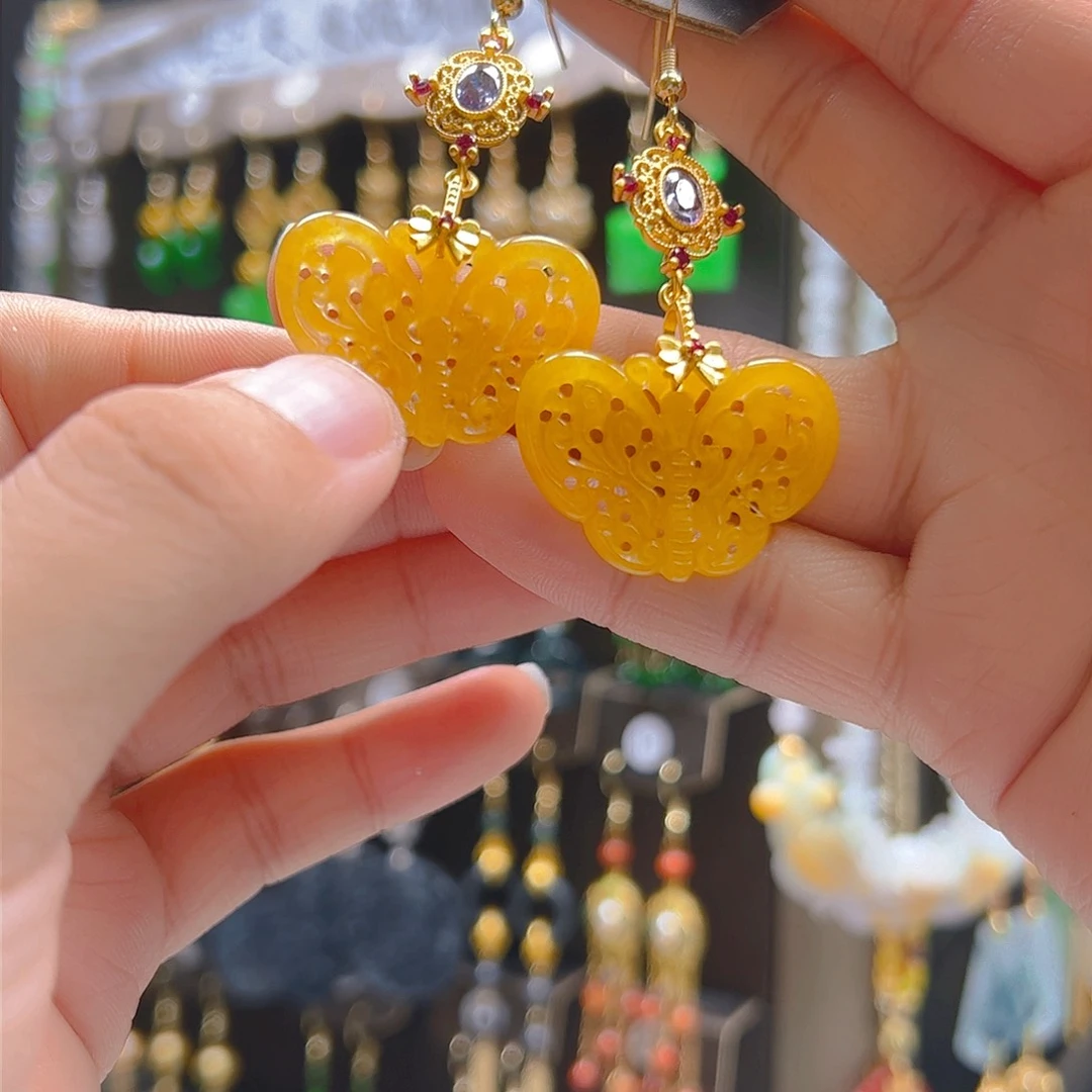 未镶嵌翡翠耳饰翡翠