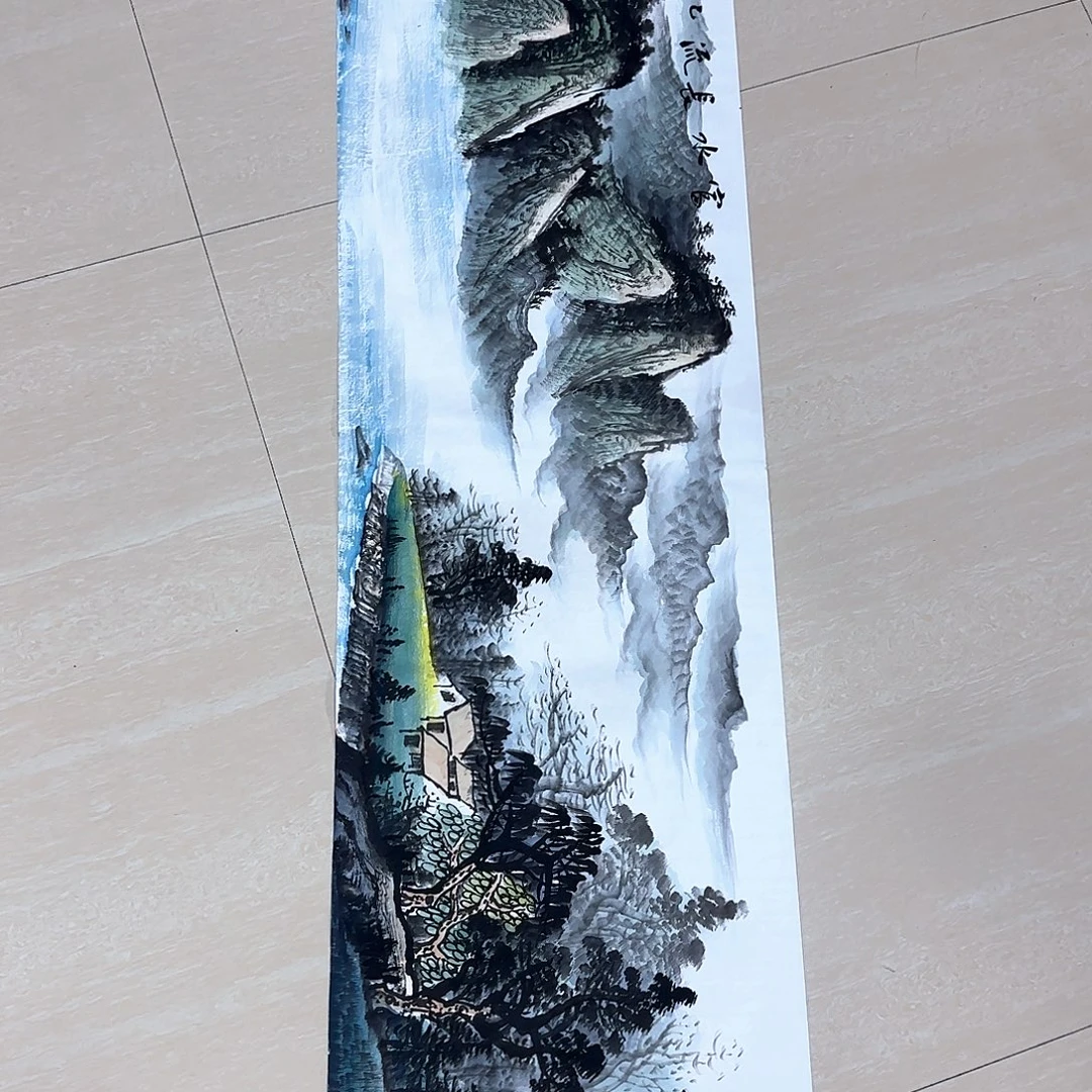 国画国画作品展。国画