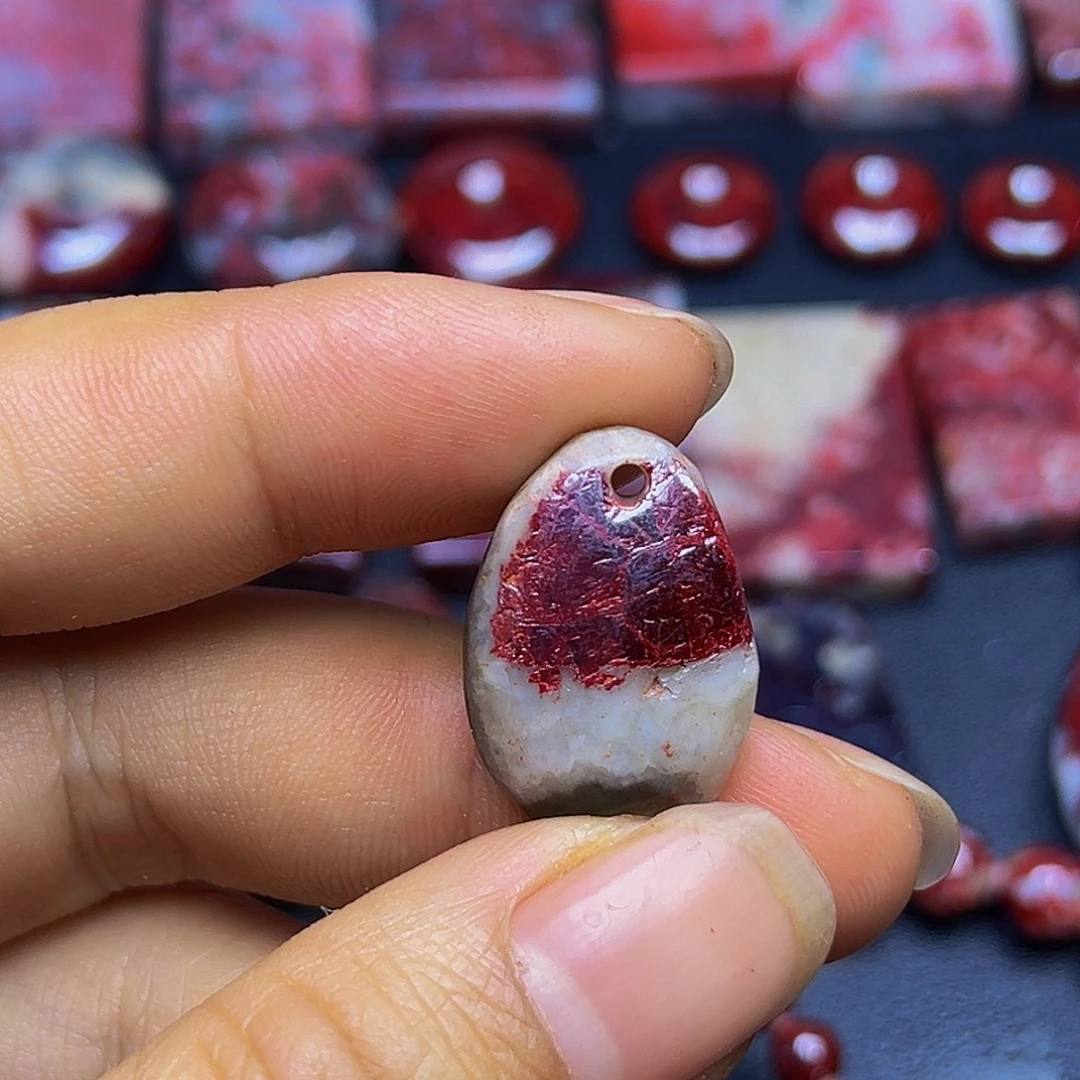 天然辰砂朱砂吊坠