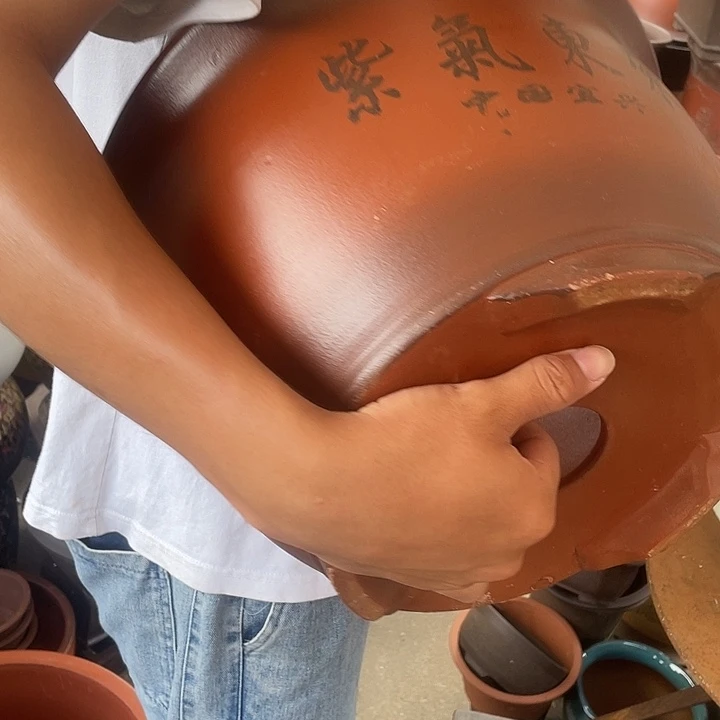 30紫气东来花盆紫砂花盆
