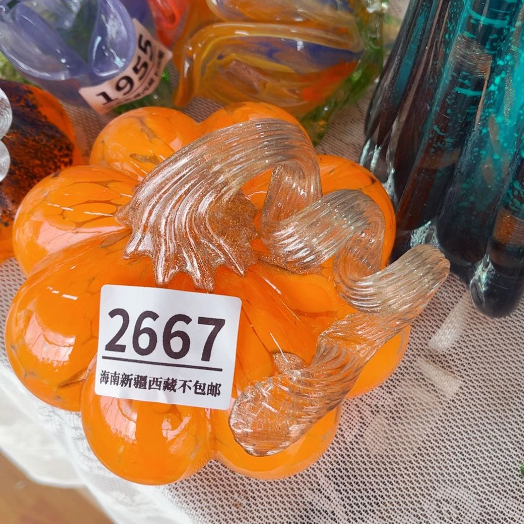 琉璃2667有手工痕迹 花瓶家悦美居