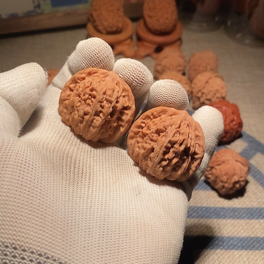 文玩核桃把件四座楼