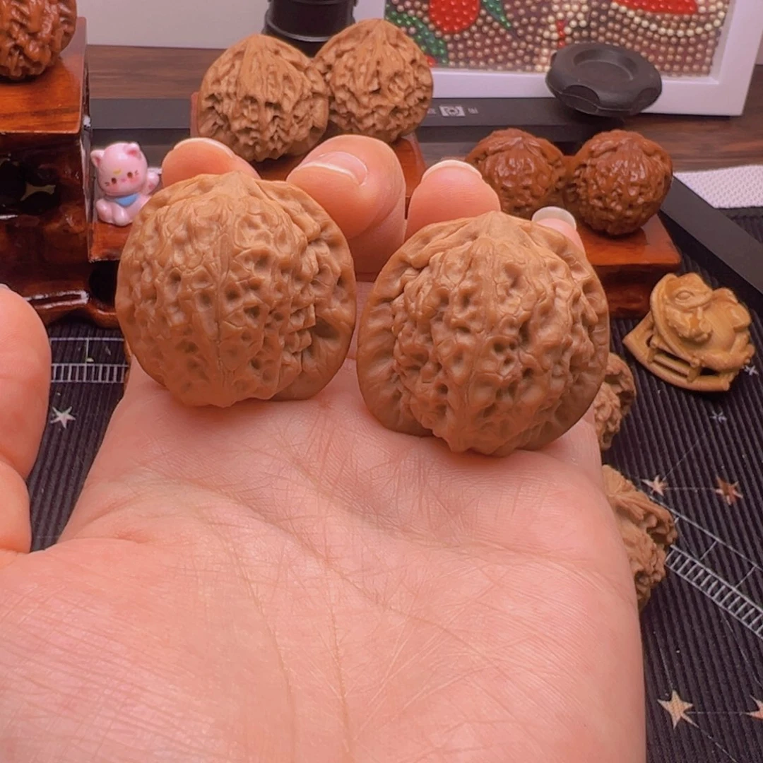 文玩核桃吊坠一高尔夫