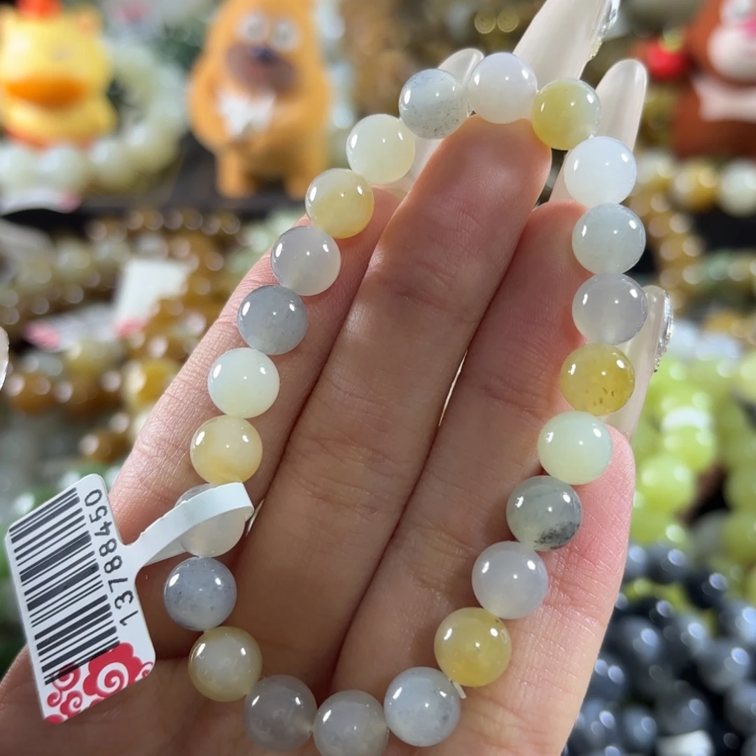 和田玉未镶嵌手链255