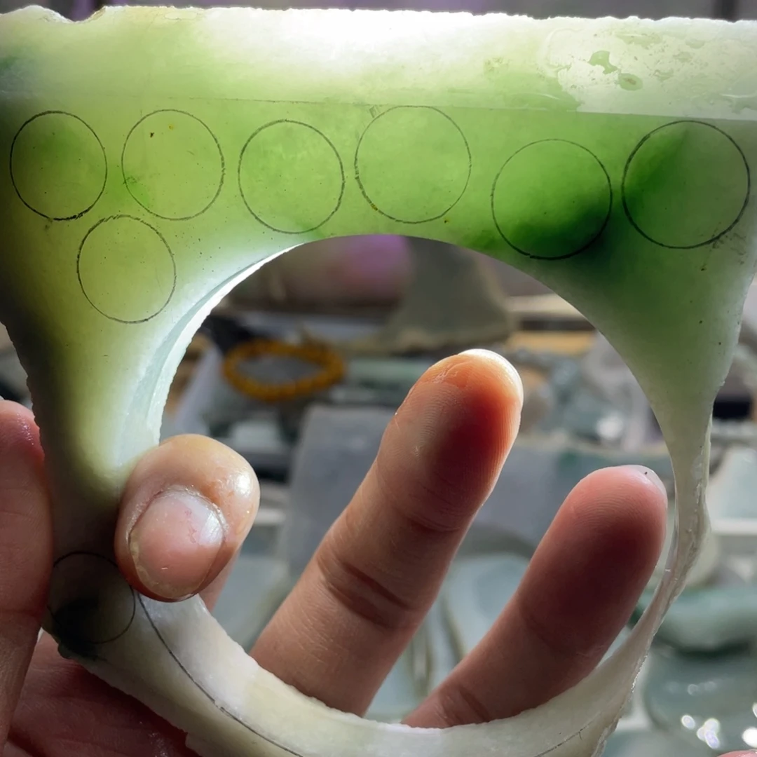 翡翠未镶嵌挂件K缅甸天然翡翠片料