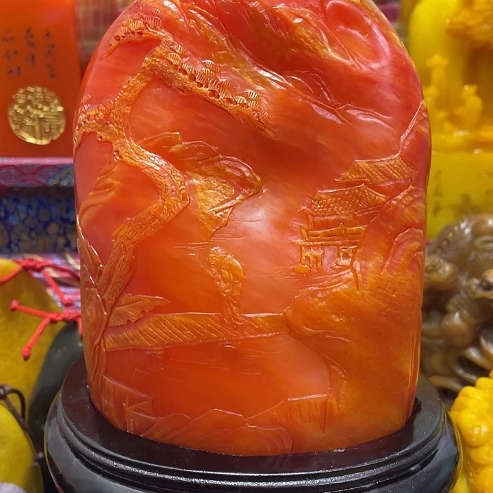 寿山石印石篆刻印章引首章闲章姓名章生日礼物