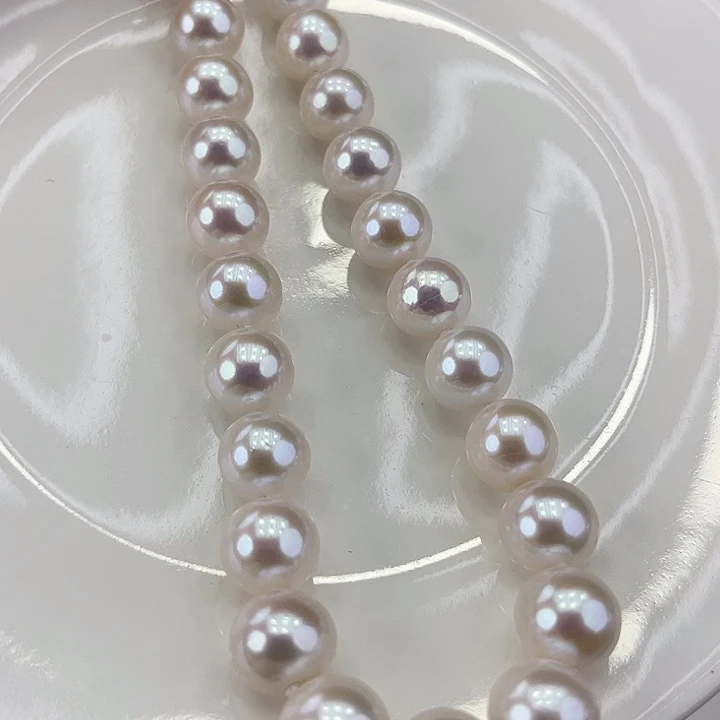 淡水珍珠颈饰银S925镶嵌卡11➕极光炫彩高品淡水