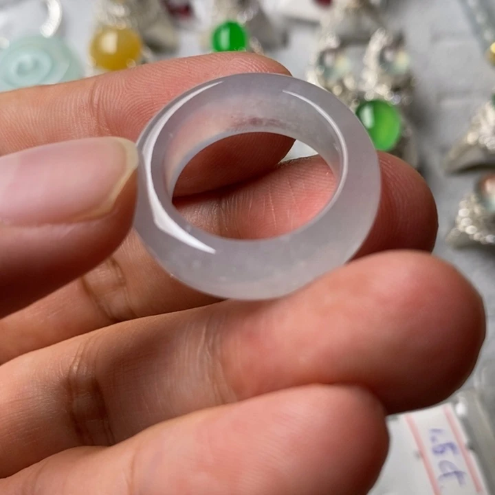 未镶嵌定制翡翠正冰18.2mm