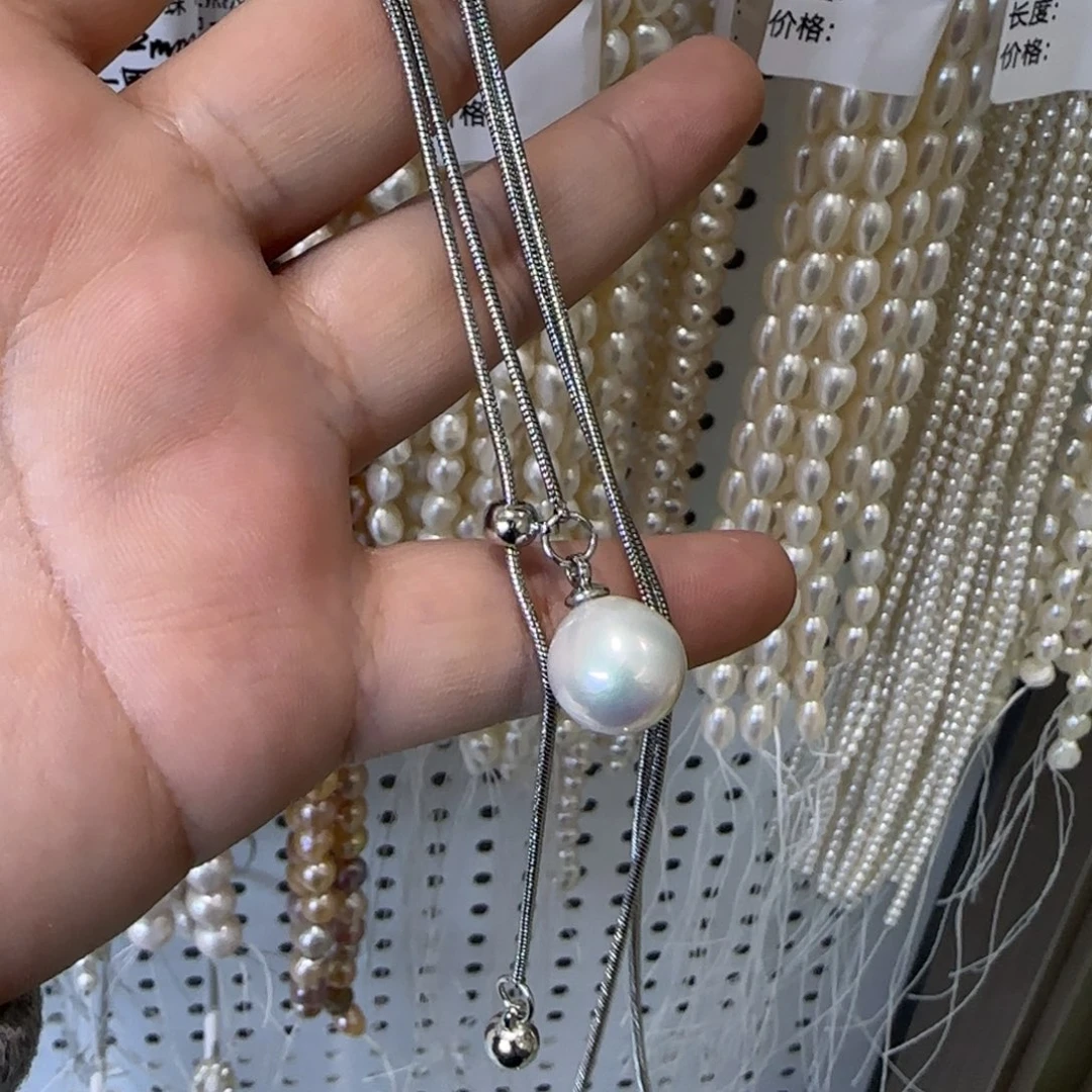 未镶嵌11-12mm毛衣款淡水珍珠