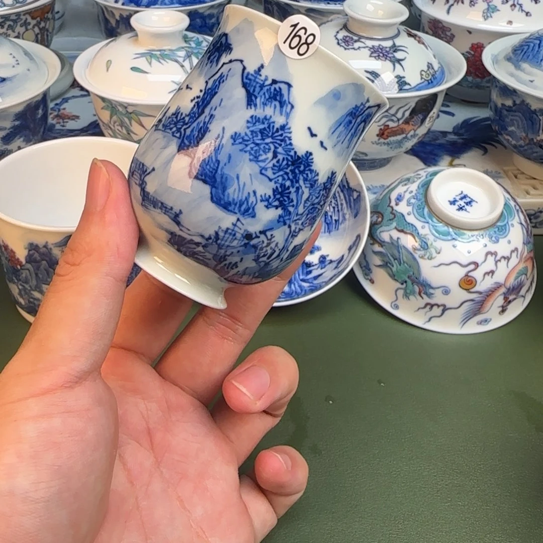 彦祖纯手工手绘茶具168