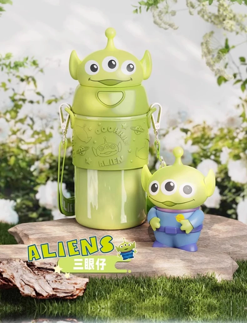 B保温杯儿童水壶学生便携吸管杯子k394