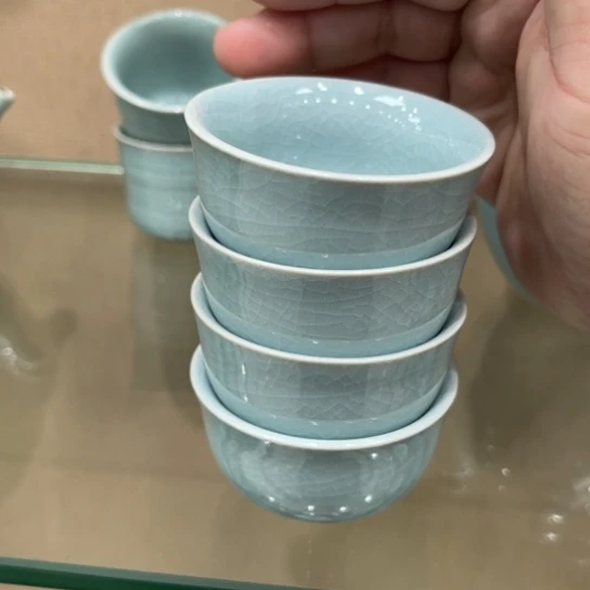 瓷片陶瓷茶具汝瓷茶具