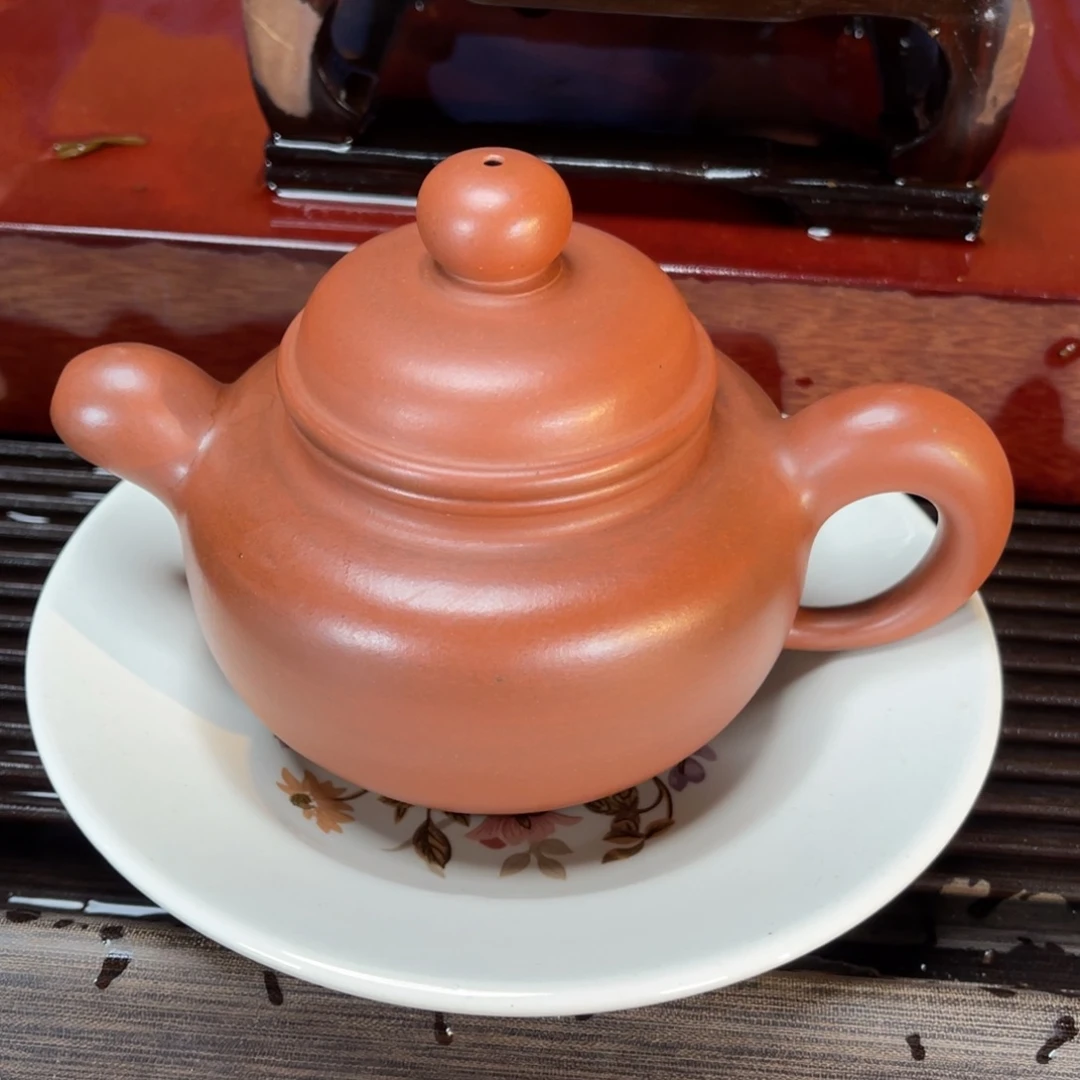 紫砂茶壶高端250cc红泥掇只慕古壶