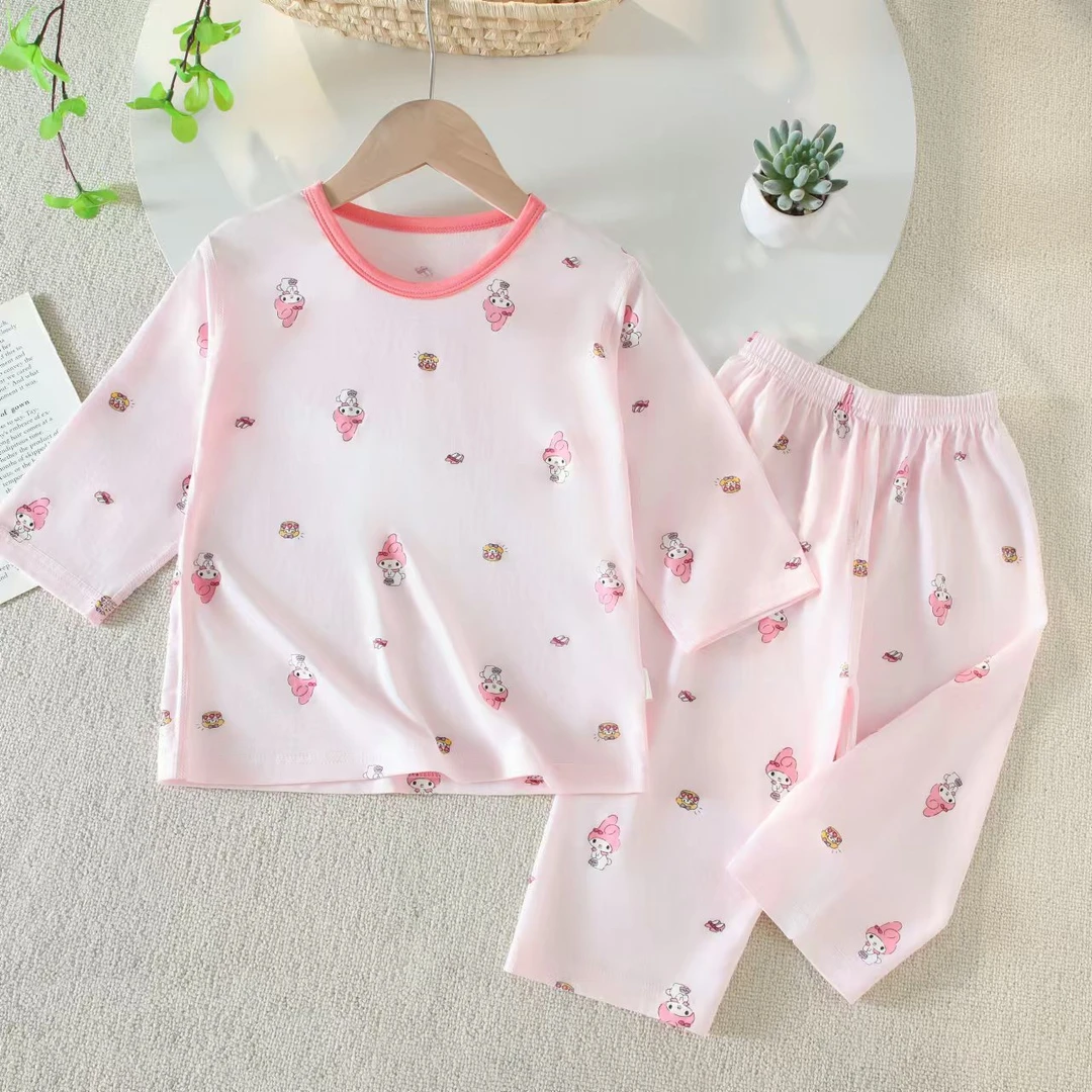 儿童七分袖天丝空调服夏季