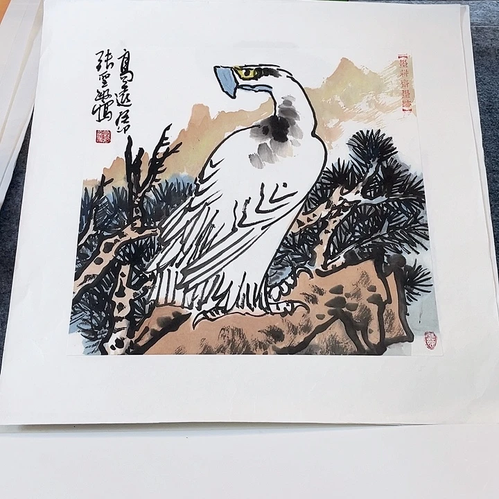 国画张圣敏先生纯手绘作品