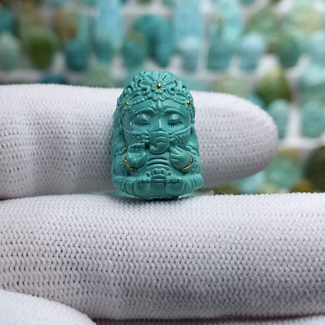 绿松石绿松石未镶嵌颖*