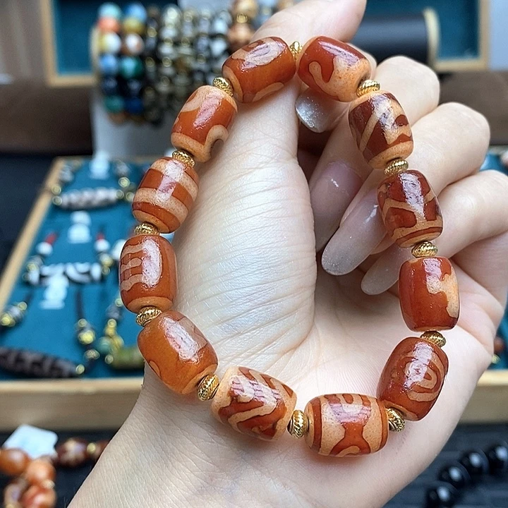 玛瑙/玉髓（覆膜）颈饰合金