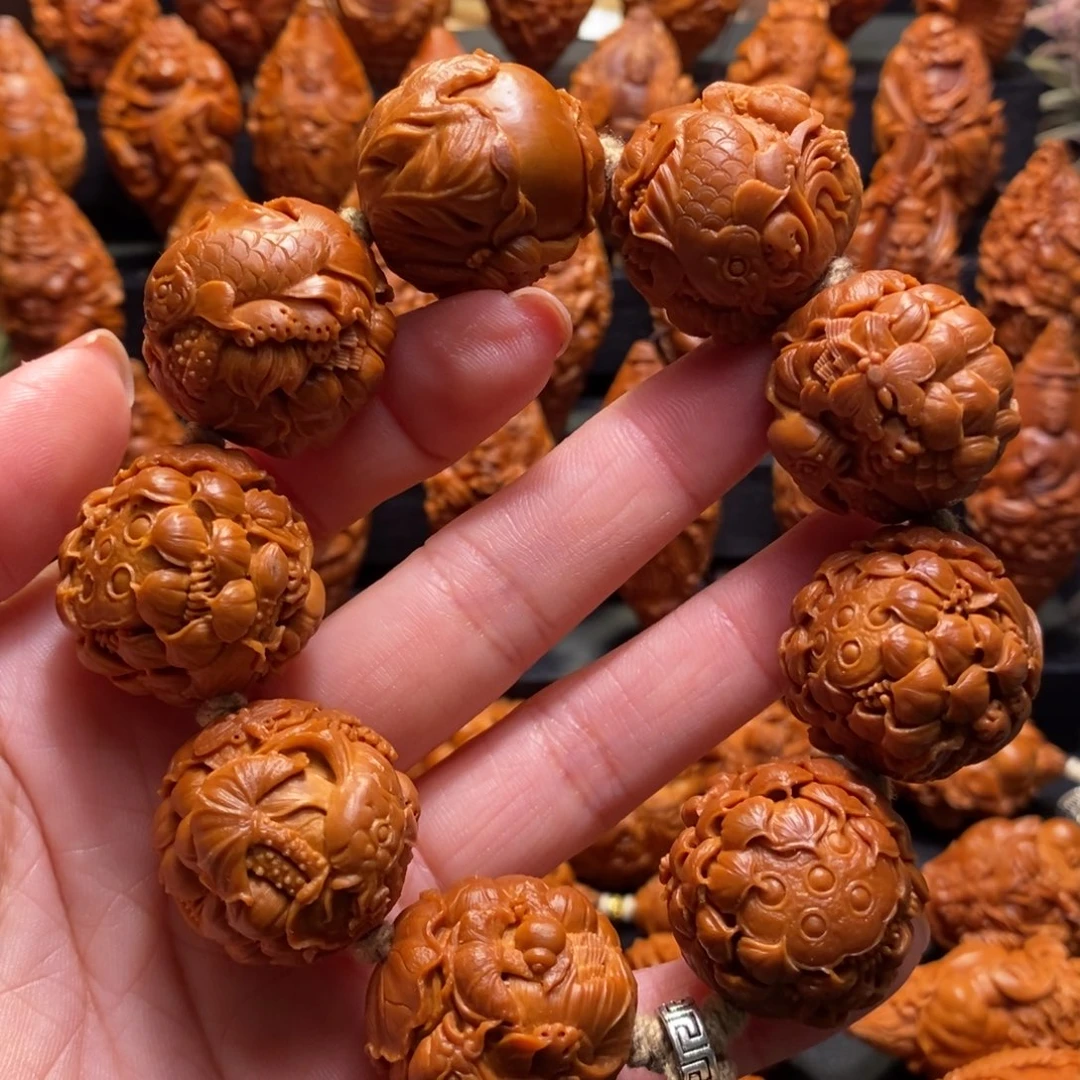 不***_橄榄核手串/手链金玉满堂