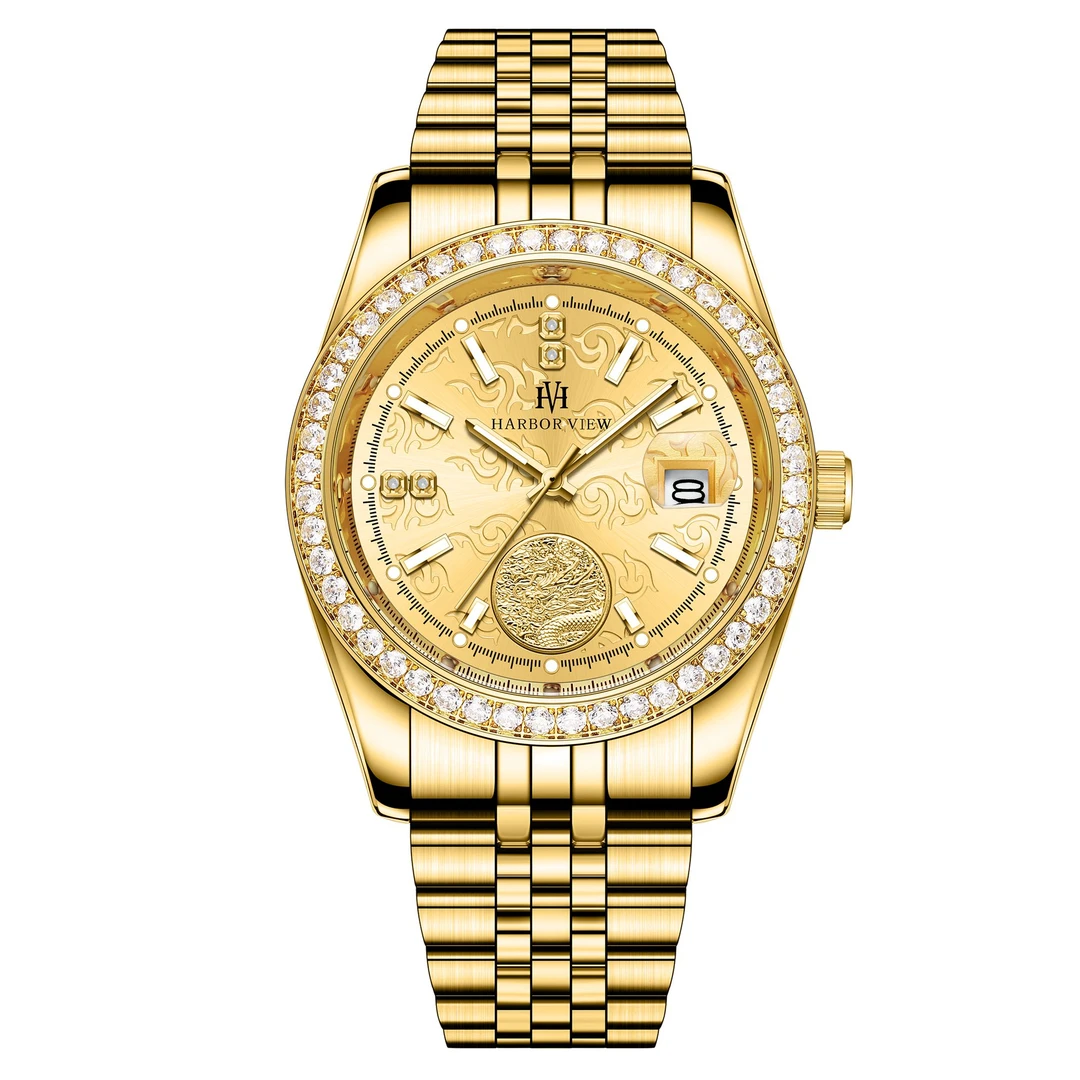 H-a男士高档奢华经典潮流男士气质全自动机械手表-Ha8091-F