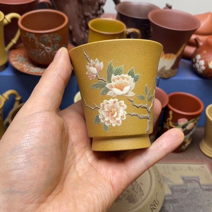 紫砂茶杯紫砂主人杯