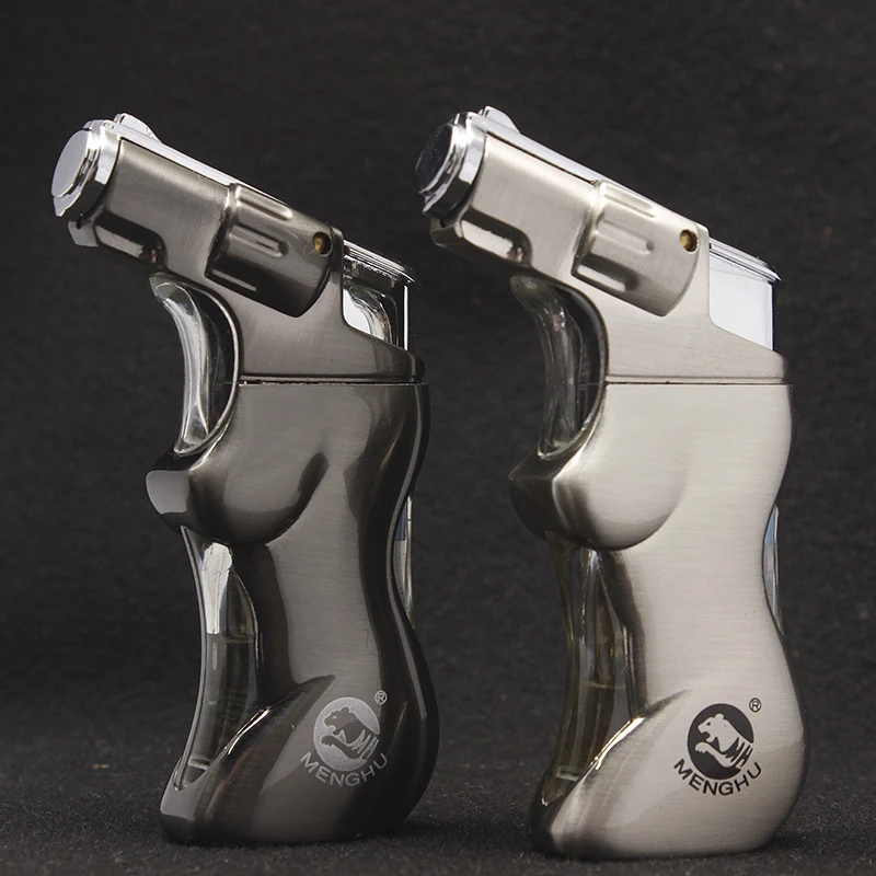 创意奇葩雪茄喷枪打火机高档防风便携直冲耐高温金属搞怪个性点火