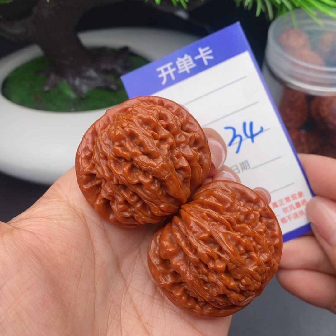 文玩核桃把件41四座楼34