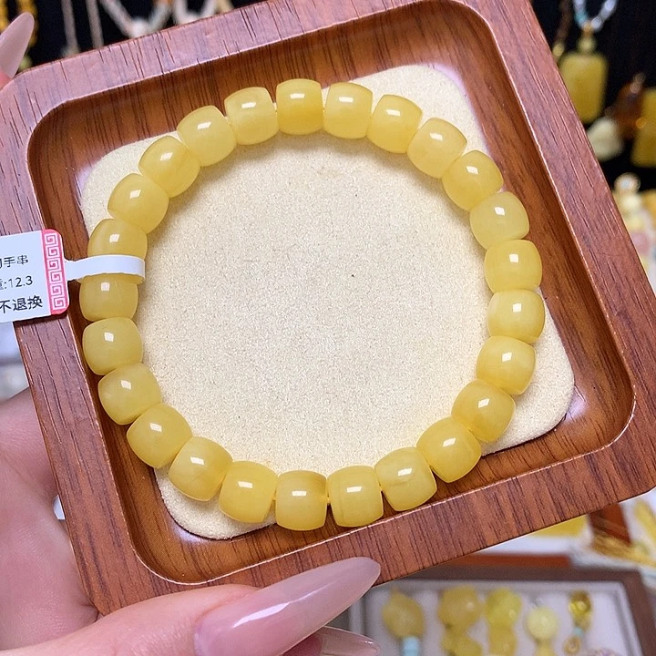 手链蜜蜡未镶嵌蜜蜡手串