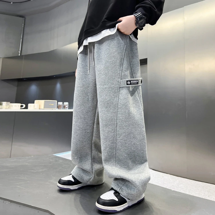 儿童男童春秋款裤子2025新款男孩秋季运动卫裤大童男孩秋装长裤潮