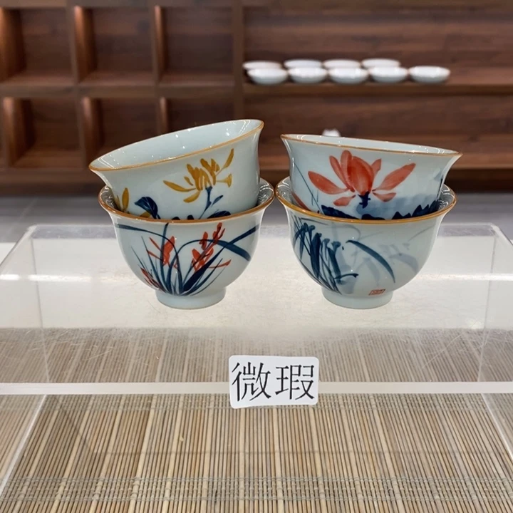 釉下老陶泥手工绘制