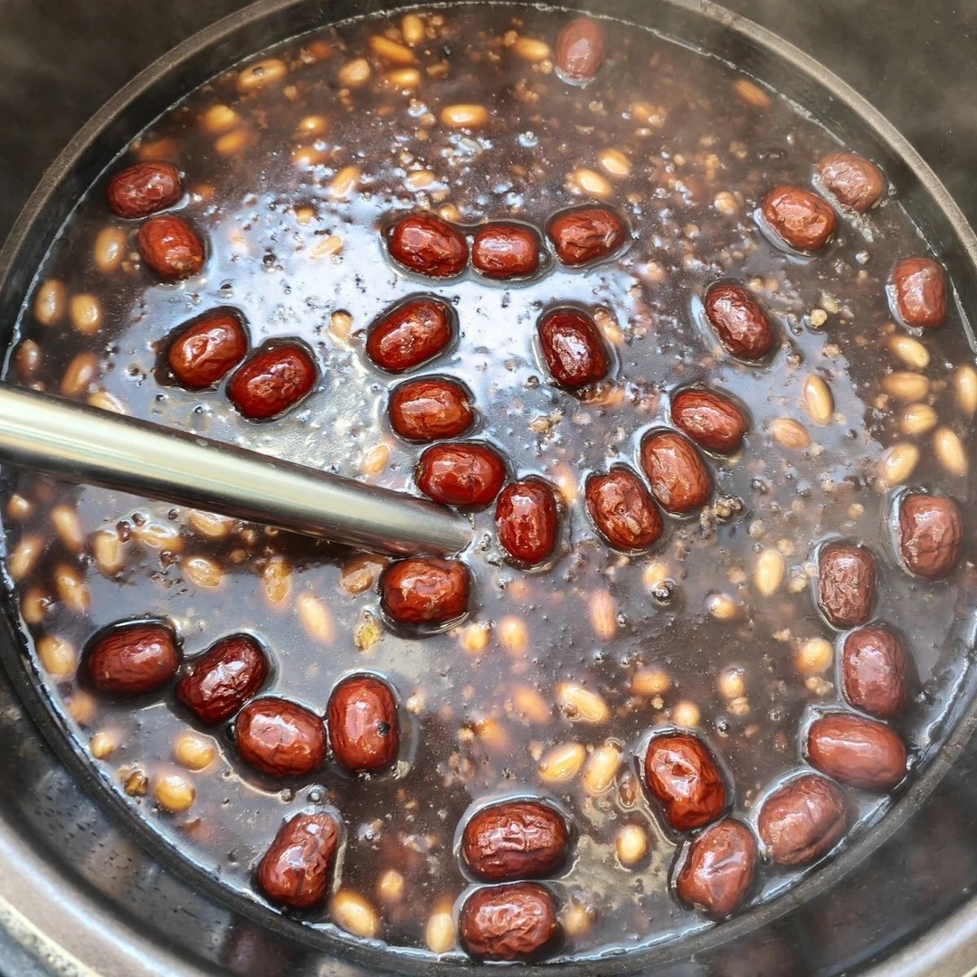 商用装古法八宝粥杂粮小米粥红枣黑米粥早餐店食堂饭店外卖专用