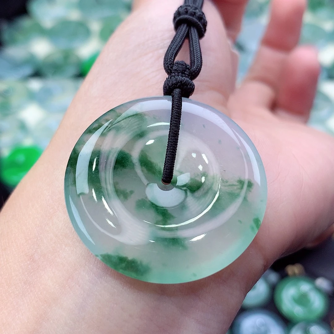 颈饰未镶嵌翡翠编号67。尺寸34-5.6