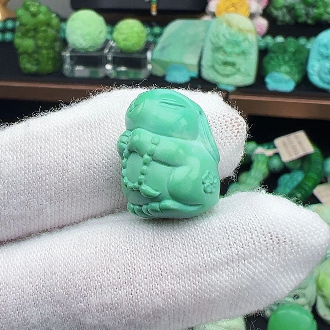 绿松石未镶嵌绿松石主播璐璐