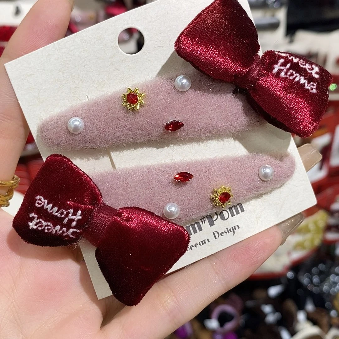 布艺铁合金拜拜夹