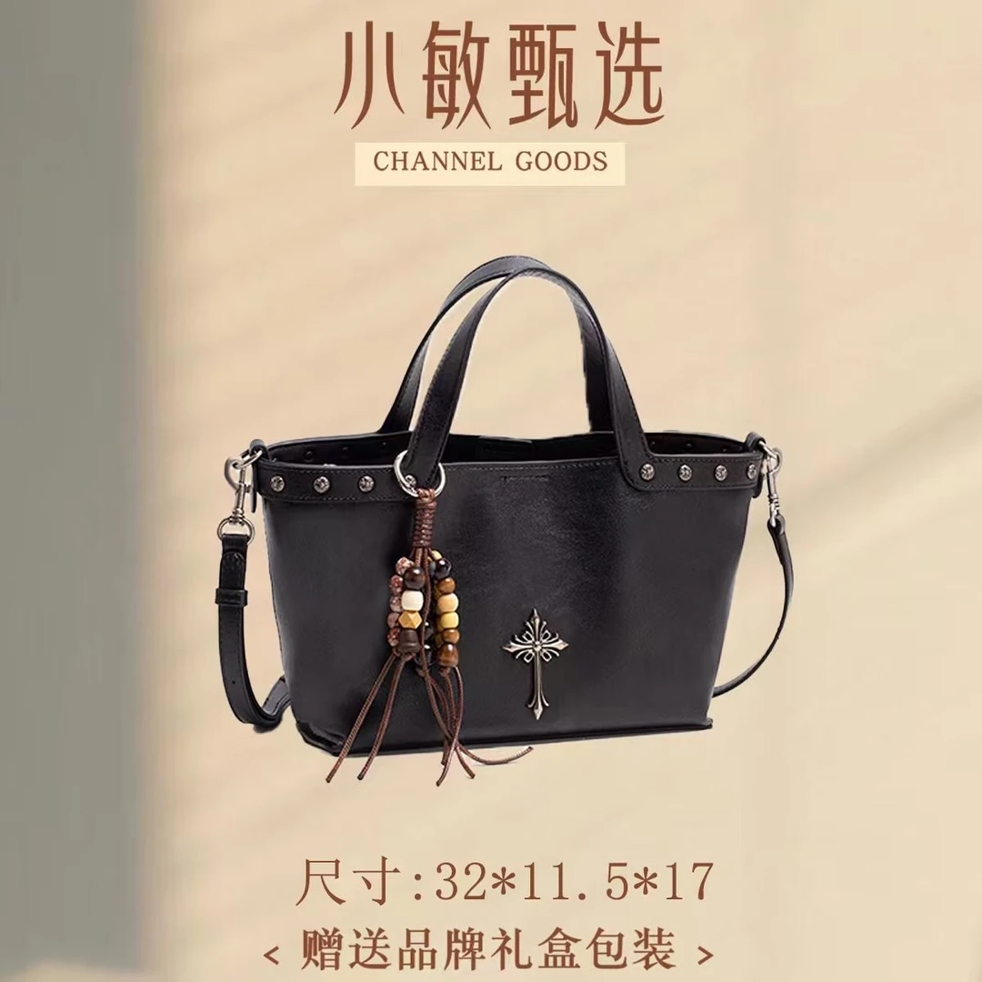 【小敏精选】QYX-98095-黑色御姐手提式单肩女包