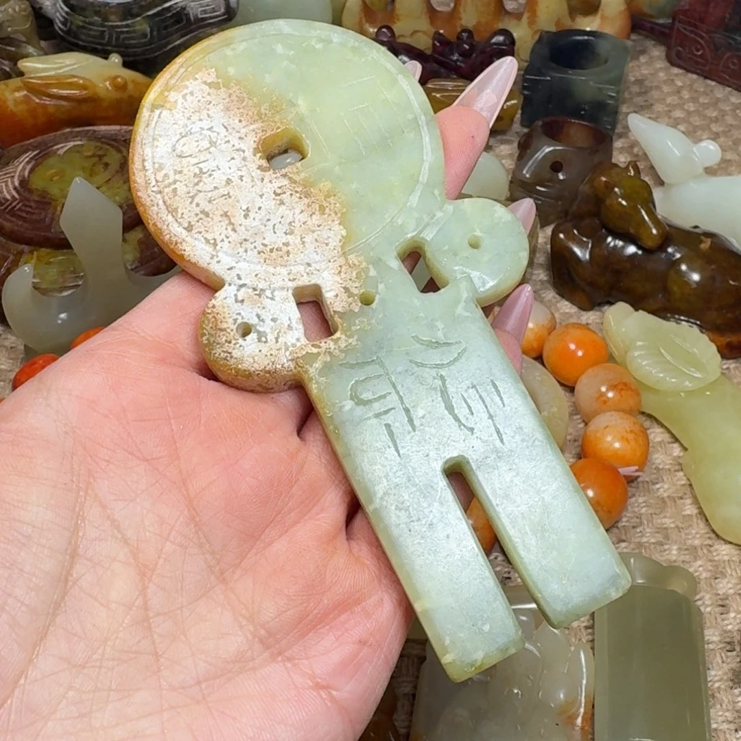 白玉菩提吊坠挂件