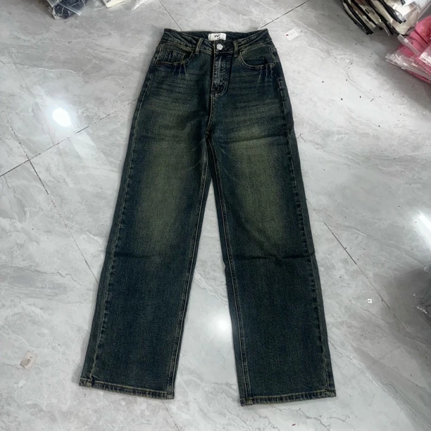 【婷老板】35009-26新款复古高街牛仔裤