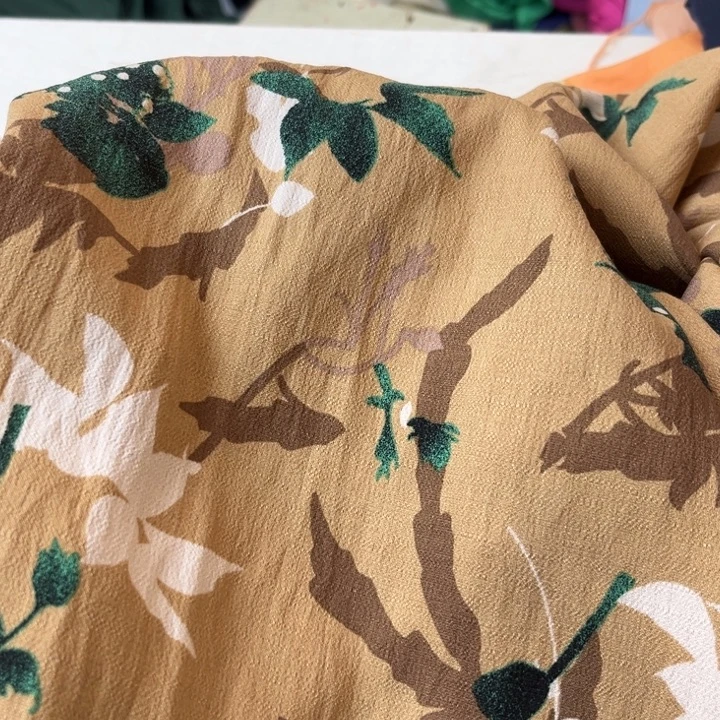 棉混纺印花小料2米