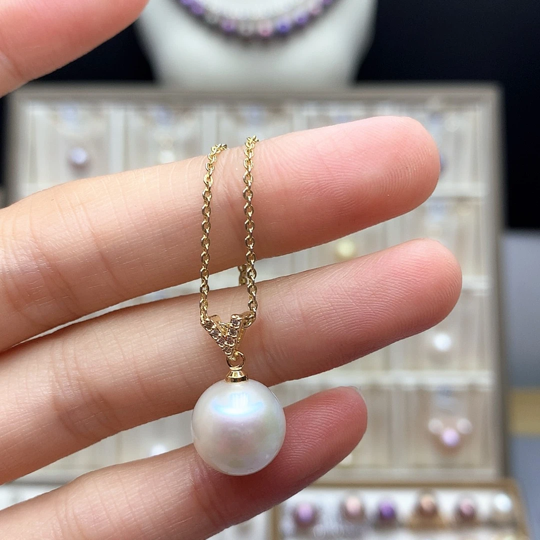 合金颈饰淡水珍珠