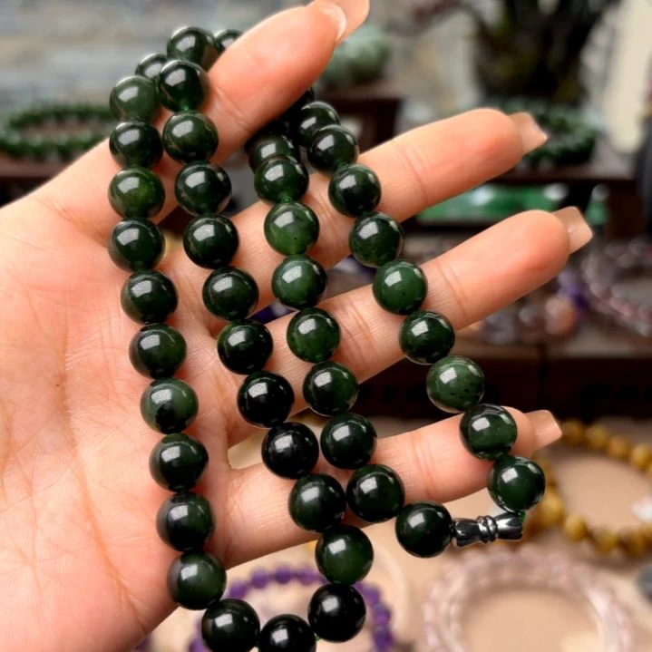 和田玉（碧玉）手链未镶嵌