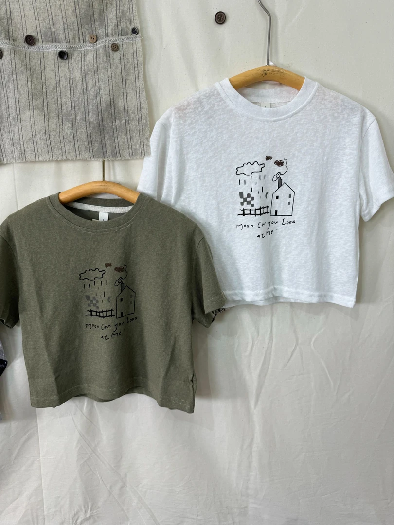 （365）森系韩版2025新款春夏T恤童装