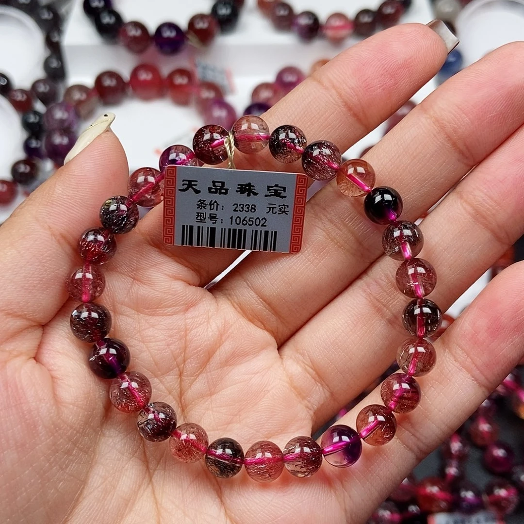 未镶嵌水晶手链超七106502