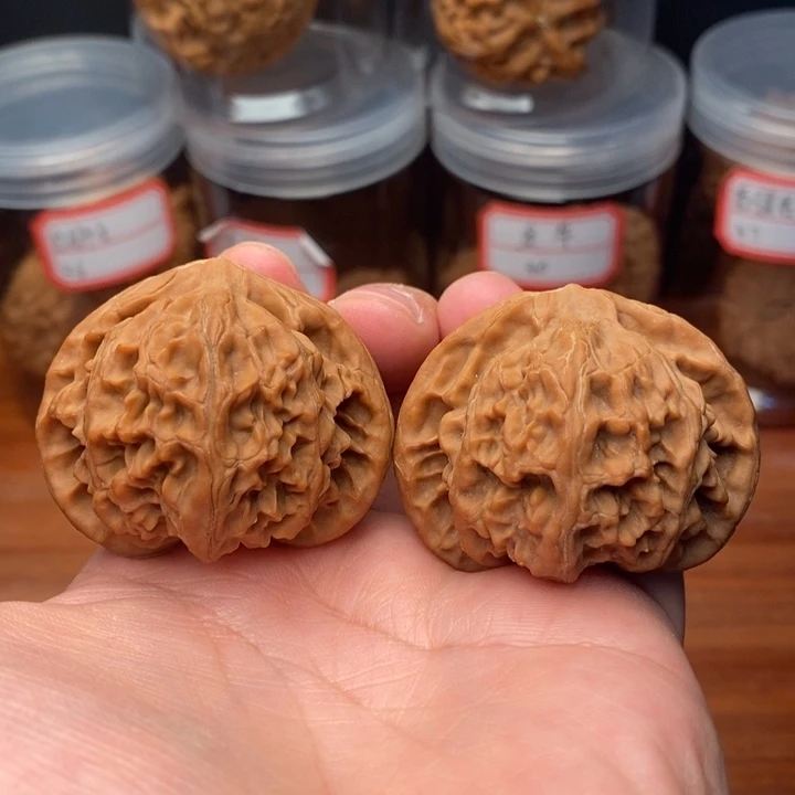 文玩核桃把件麻核桃宫灯45尺